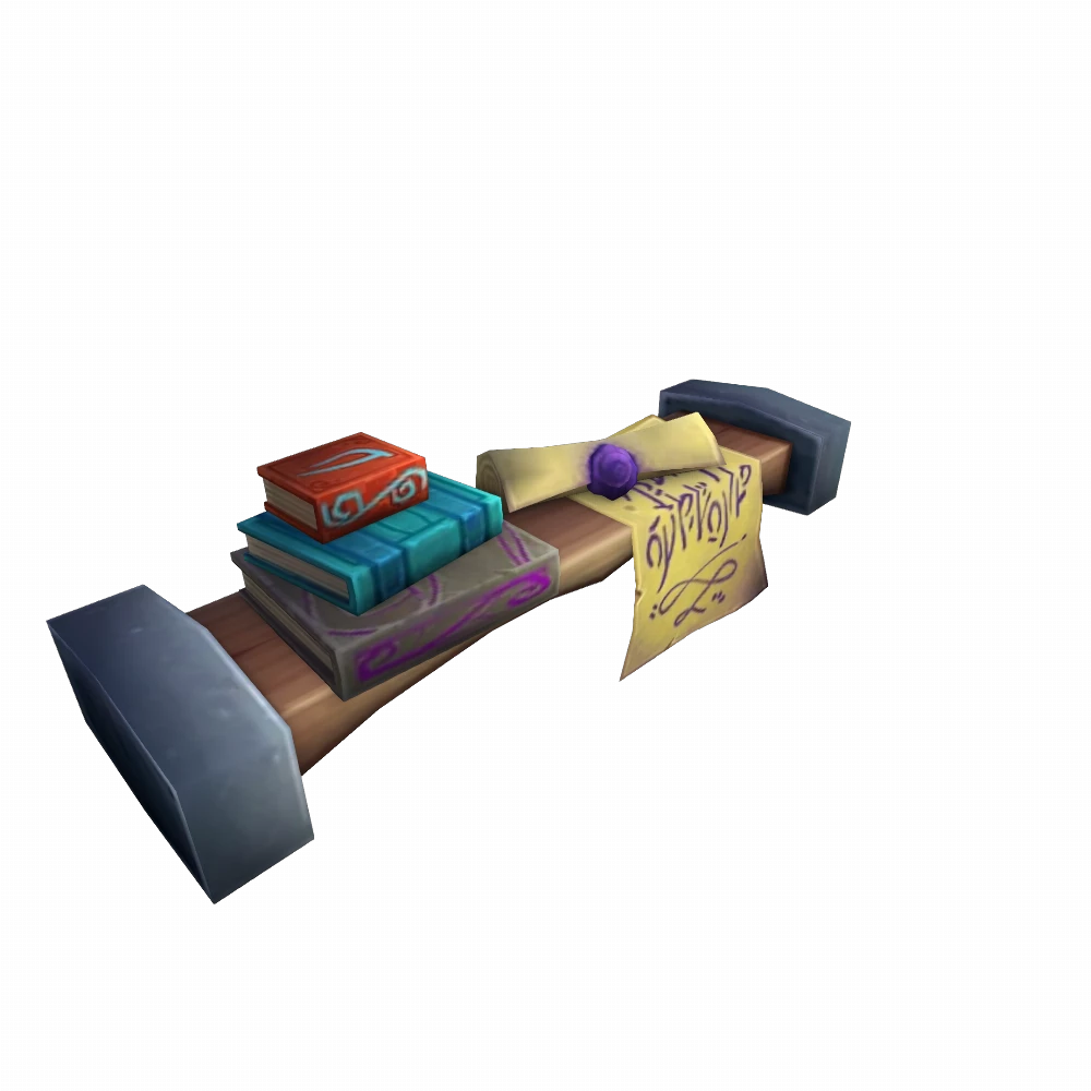 Kaldorei Scribe's Shelf
