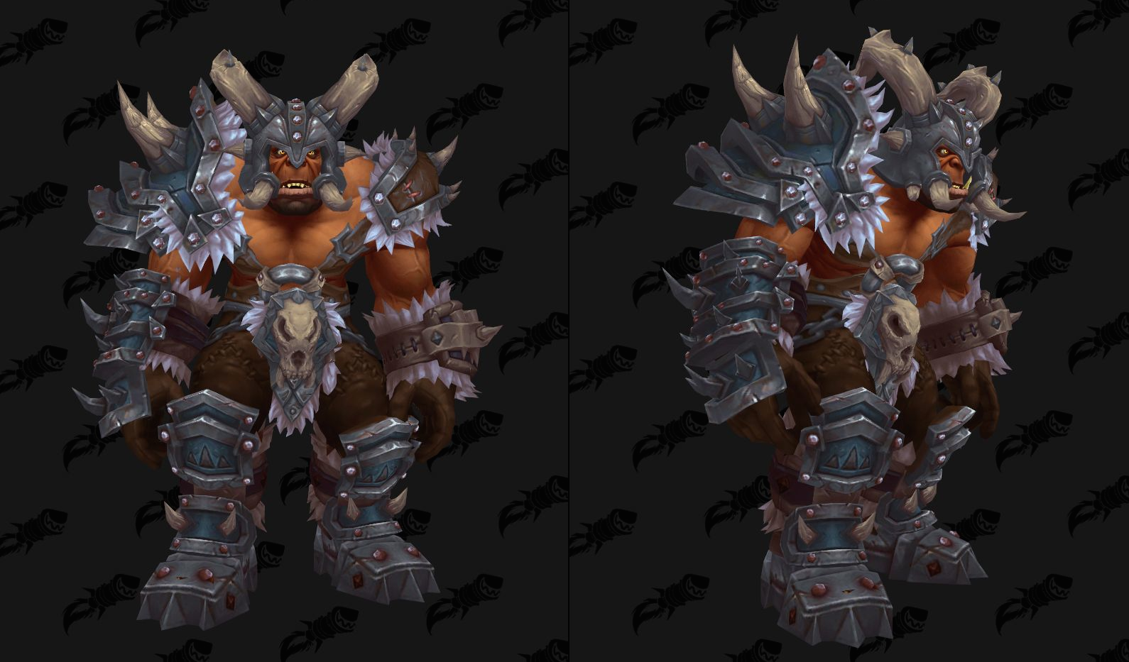 Mag'har Orc Heritage Armor - Blackrock and Frostwolf Clan Tints.