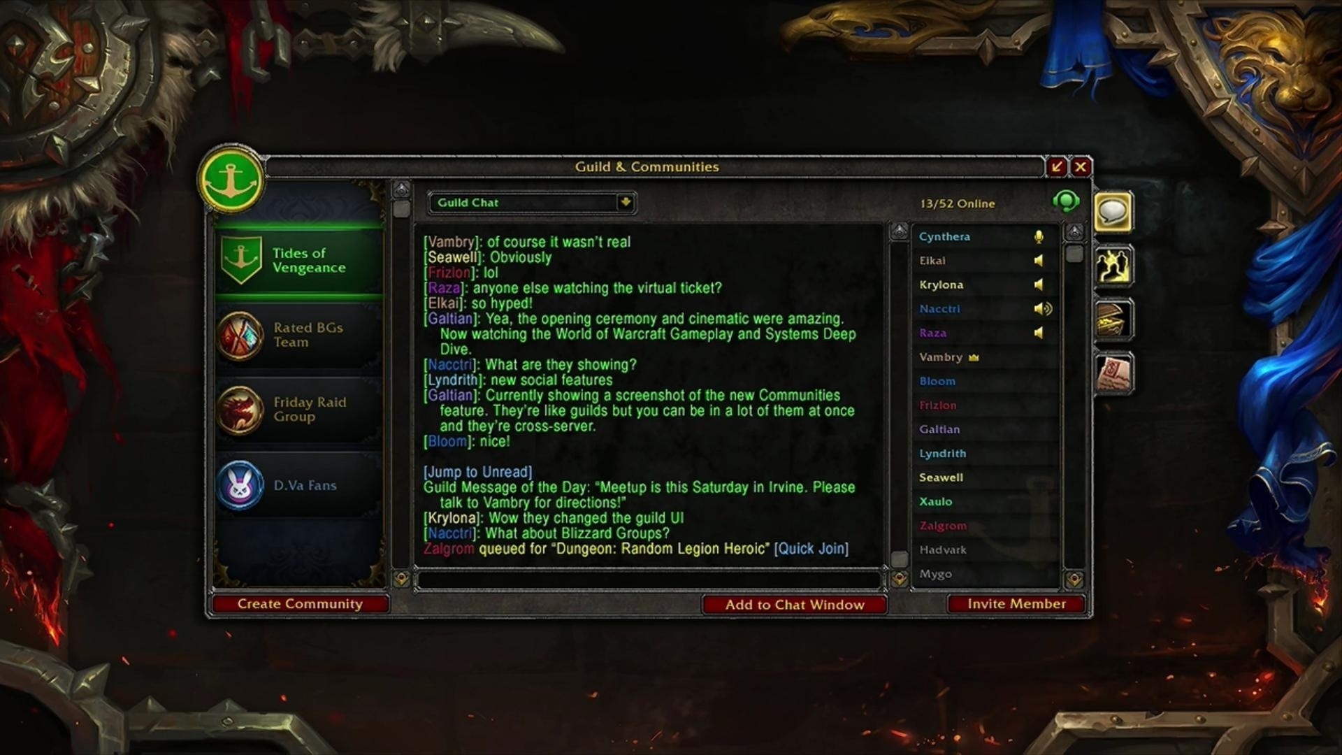 Live warcraft support chat of world World of