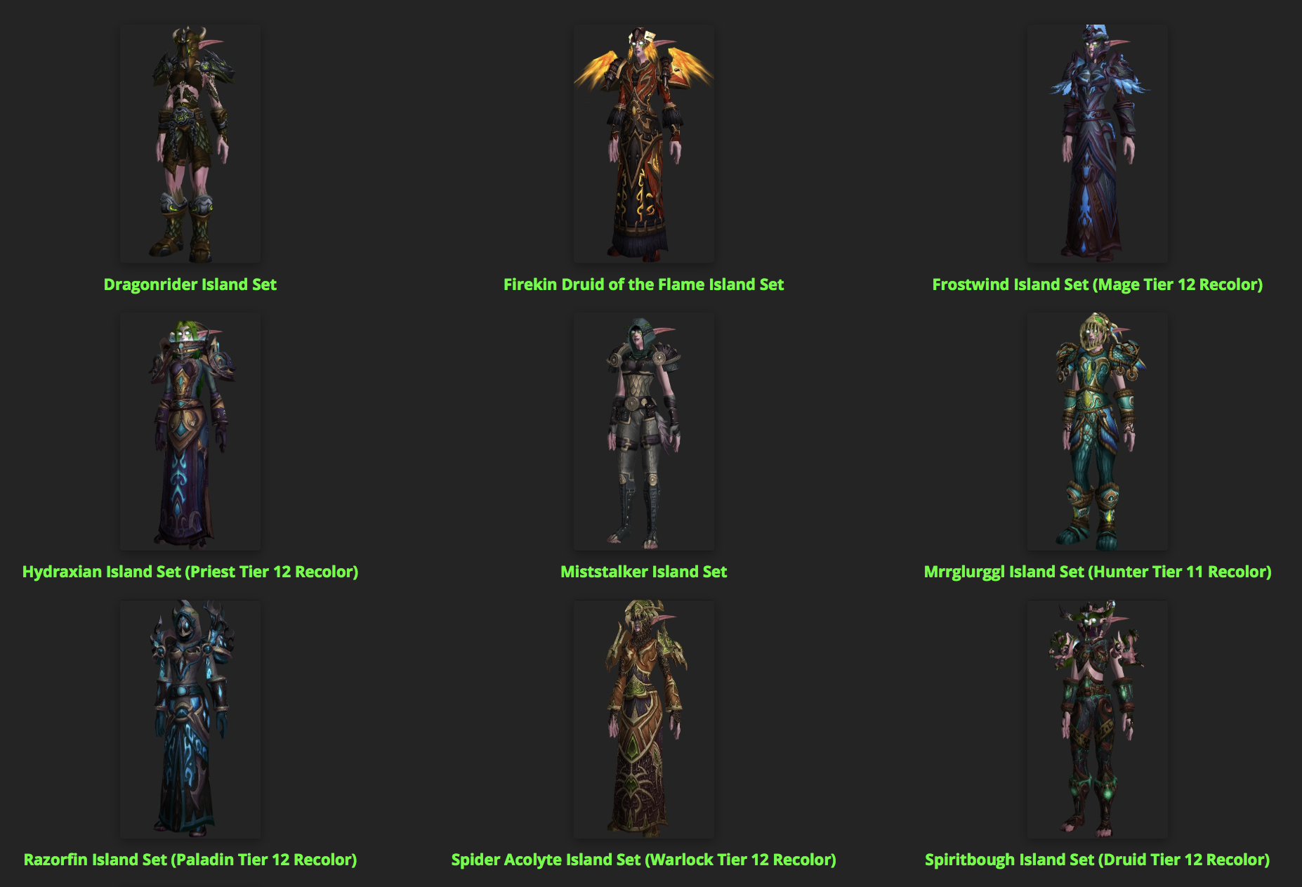 Battle For Azeroth Transmog Armor Sets Wowhead News - bfa discord brawl stars