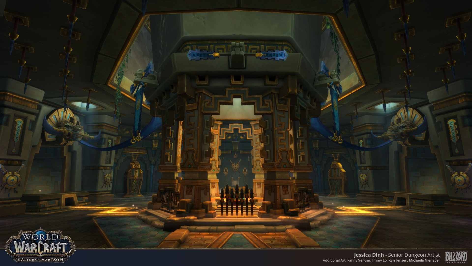 Warcraft Art Blast On Artstation Dungeon Environment Team