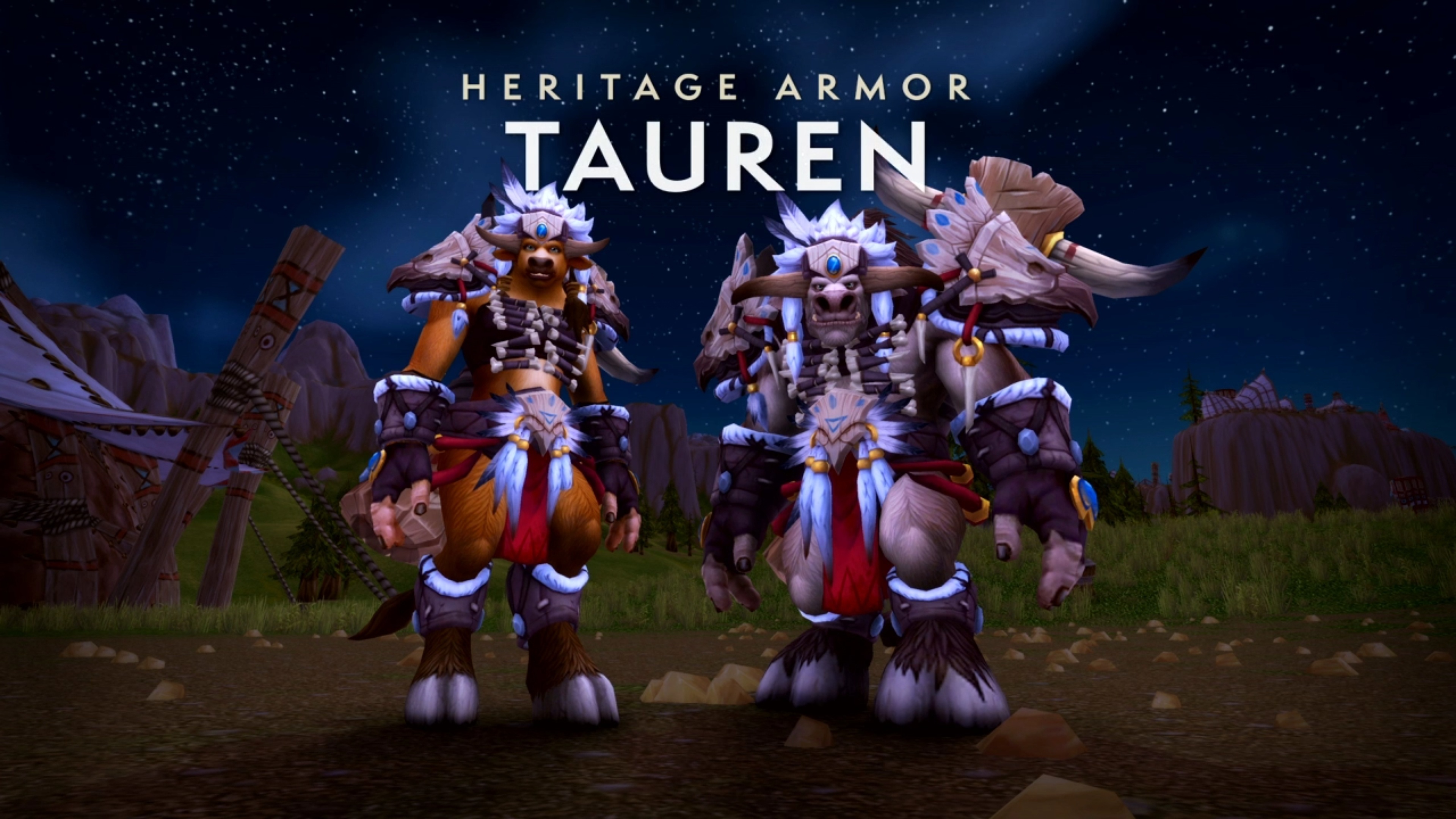 Broadcast Text Highlights For 8 2 G E A R Tauren Heritage Armor 