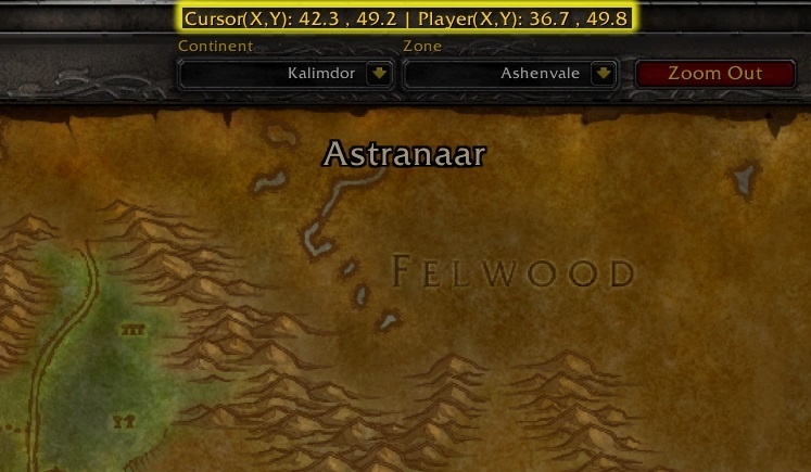 WoW Classic Addon Spotlight: Coordinates by TomCat's Tours