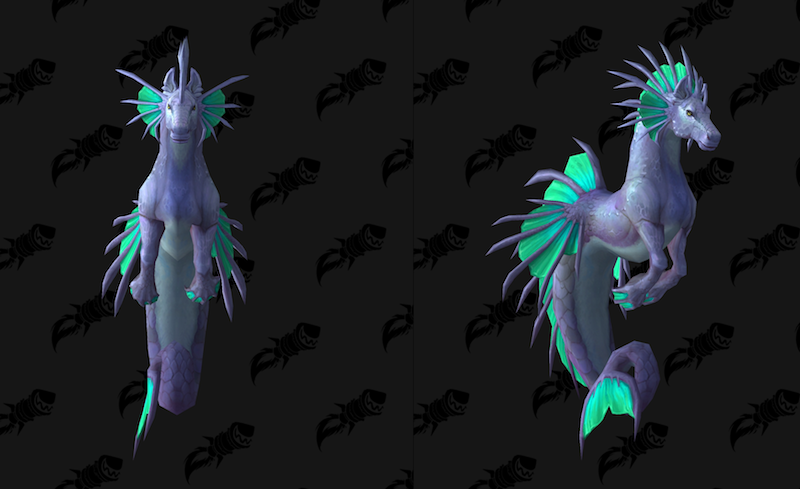 Tidestallion Nazjatar Mount Preview - Fabious - Noticias de Wowhead