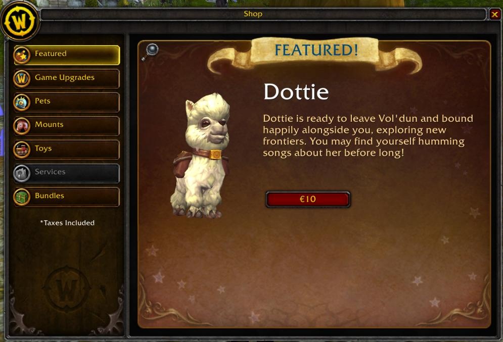 wow dottie plush