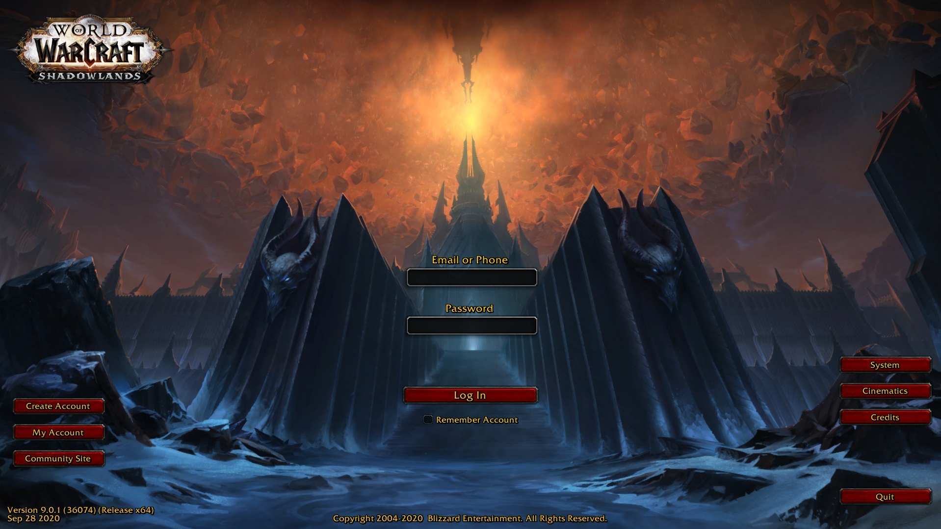 Patch 9.0.1 Shadowlands PrePatch Release Candidate Tag Returns