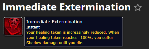 Immediate Extermination No Longer Resets by Leaving the Maw