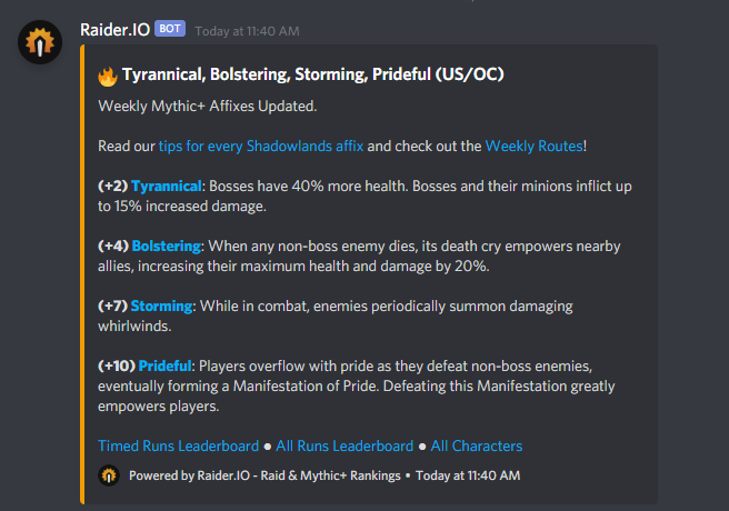 How do I set up Discord Alerts? - Raider.IO