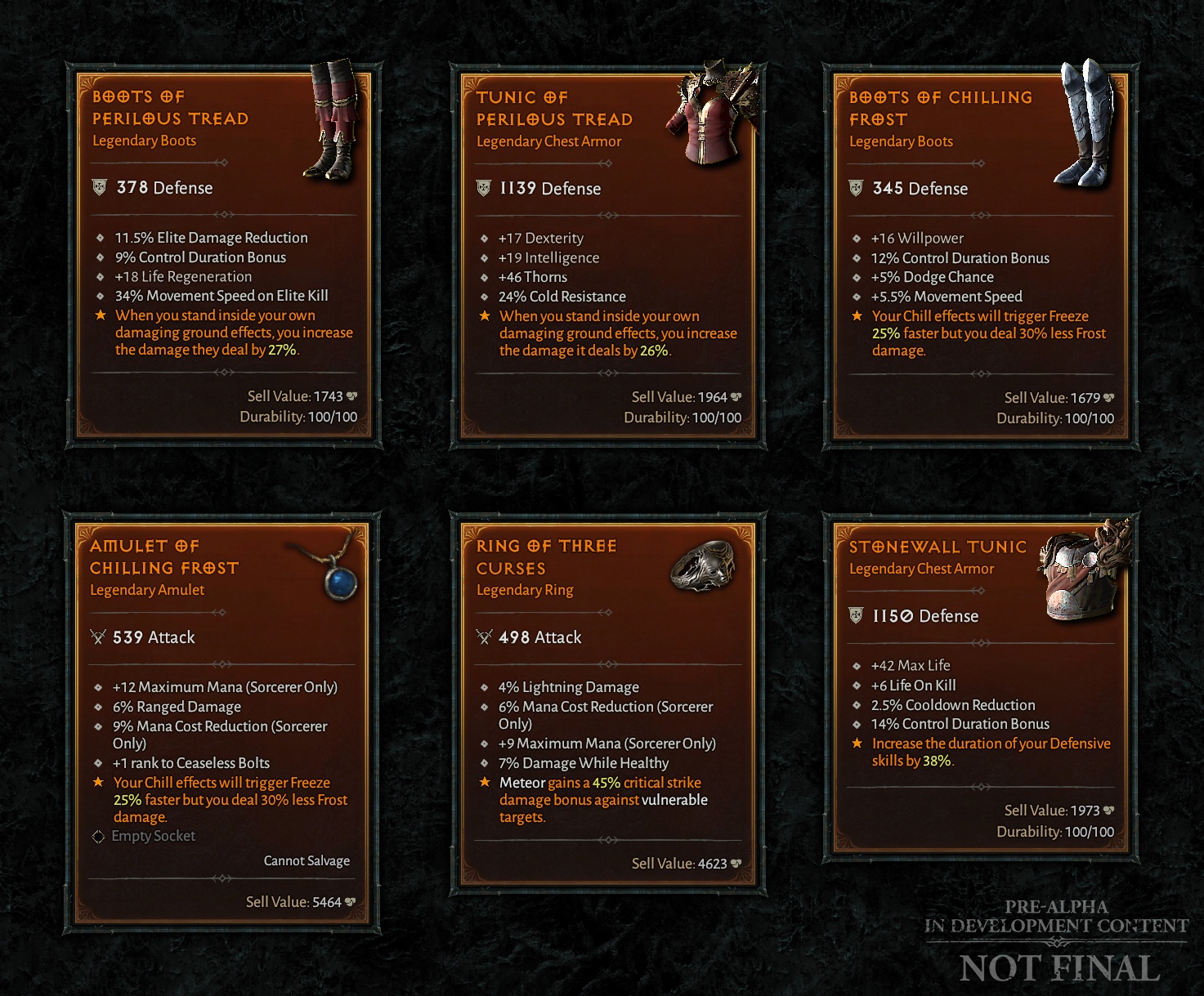 Diablo Iv Quarterly Update On Itemization Legendary Affixes Primary Stats Weapon Types