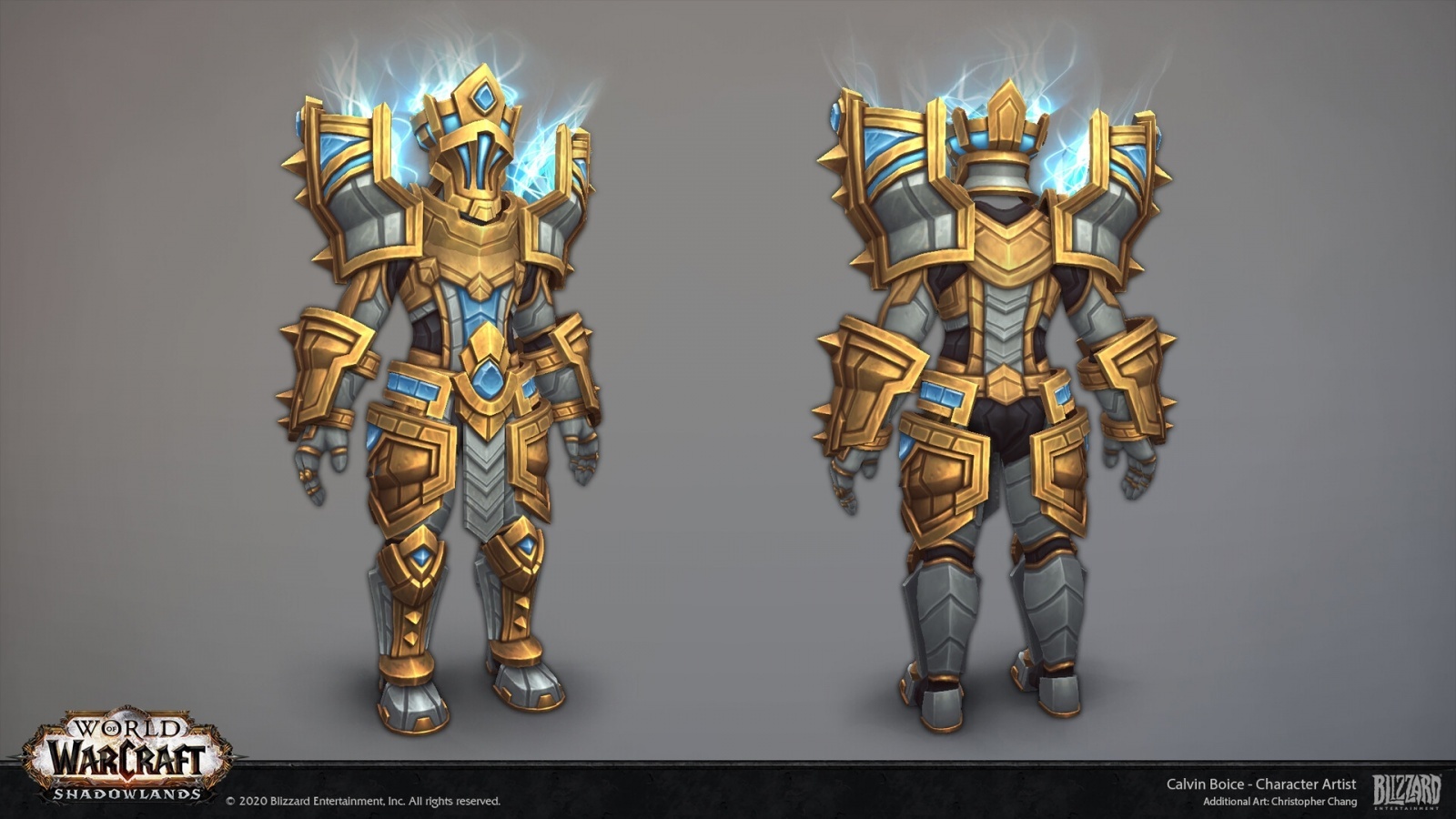 Shadowlands Art Blast Kyrian Plate Armor Set and Baroness Draka with