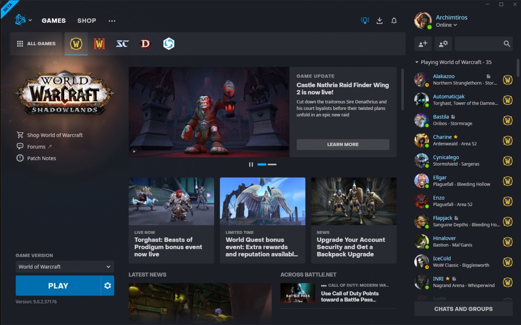 Battle.net Launcher Beta Updates - Wowhead News