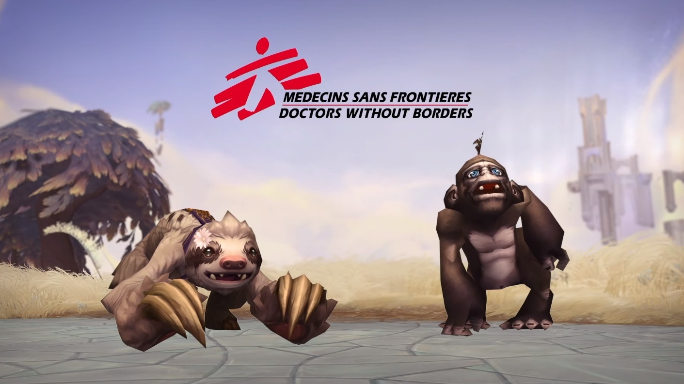 Bananas and Daisy the Sloth - Doctors Without Borders Charity Battle Pets -  Wowhead News