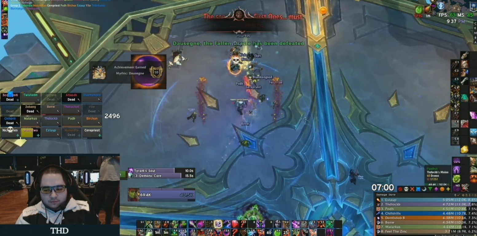 World First Mythic Dausegne Kill by Liquid in Sepulcher of the First Ones -  Новости Wowhead