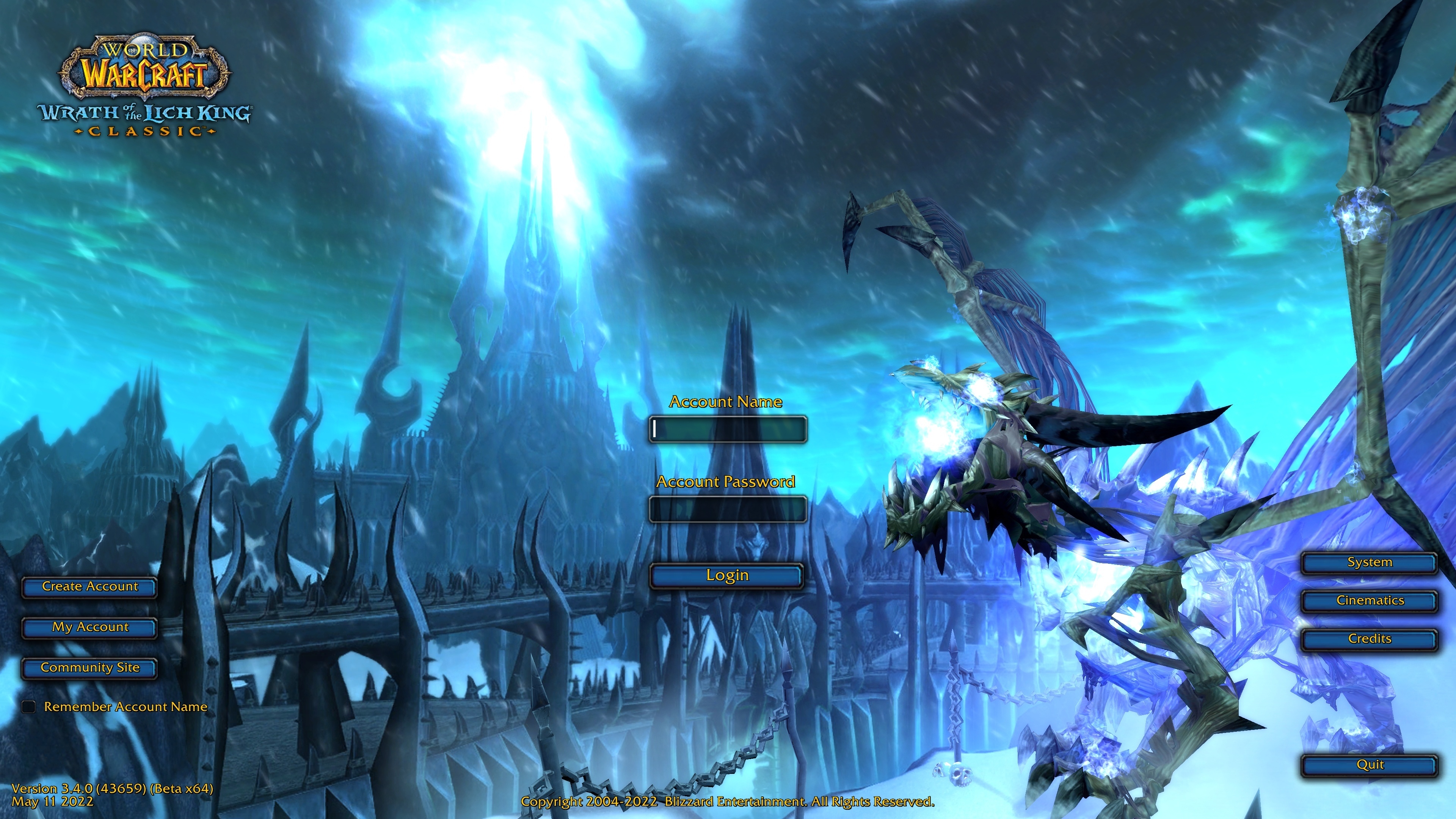 Wrath Of The Lich King Beta Build Auf Dem Blizzard CDN Logo Und