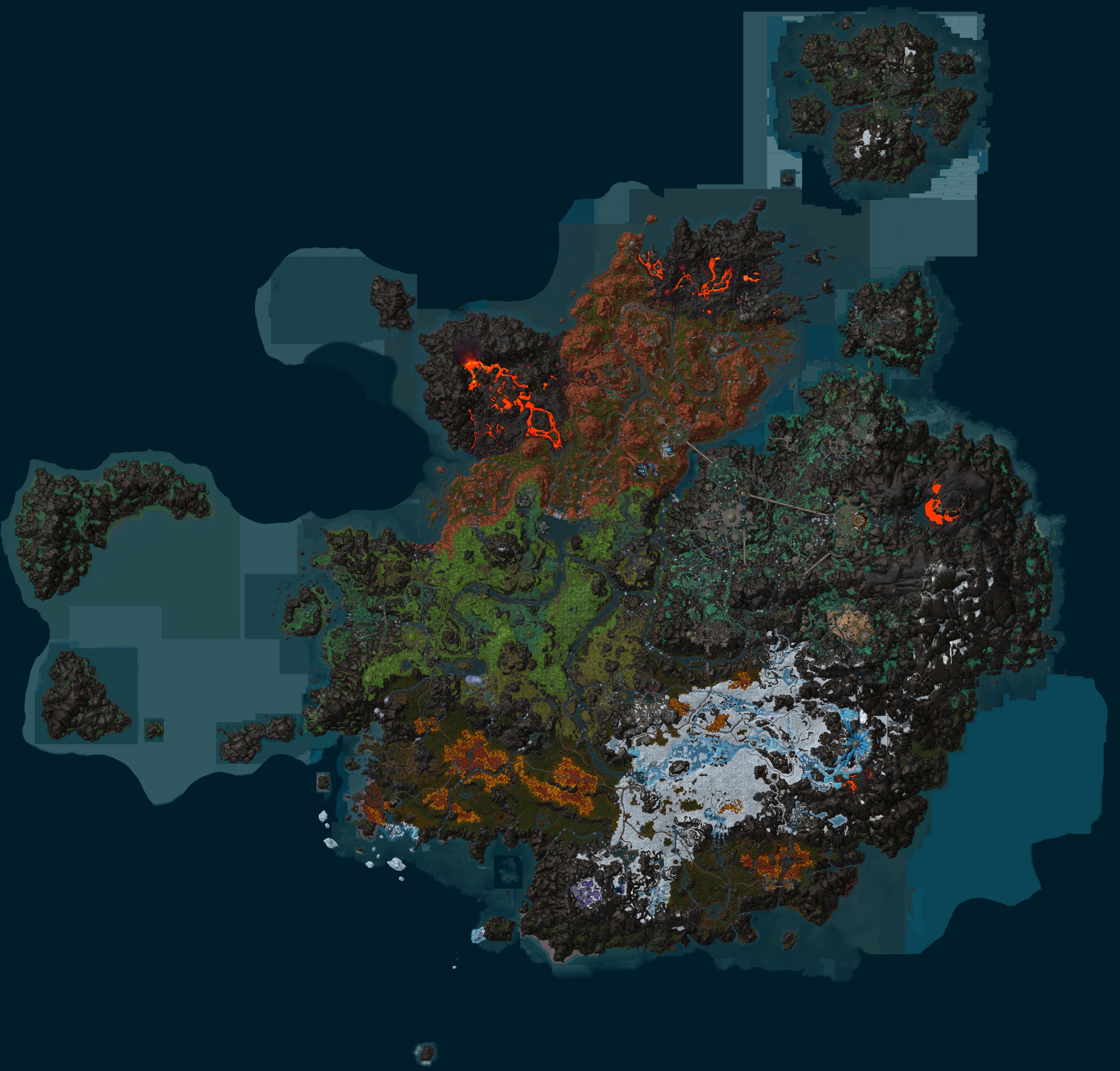 Dragon Isles Minimap in Dragonflight Explore the Full Minimap of the