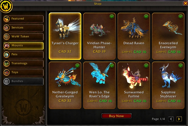 Charger Mount Now Available in the Battle.net - Wowhead News