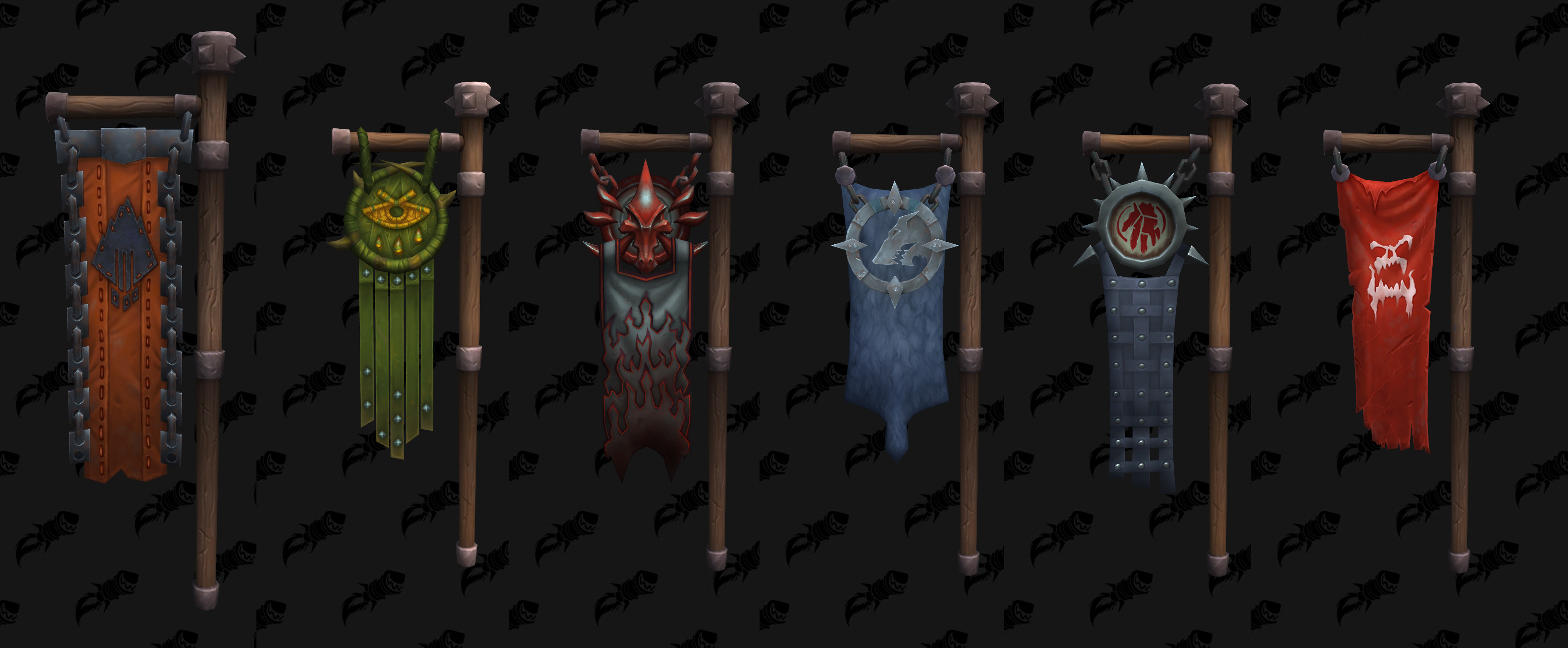 New Datamined Orc Clan Banners In Patch 10 0 7 Possible Orc Heritage 