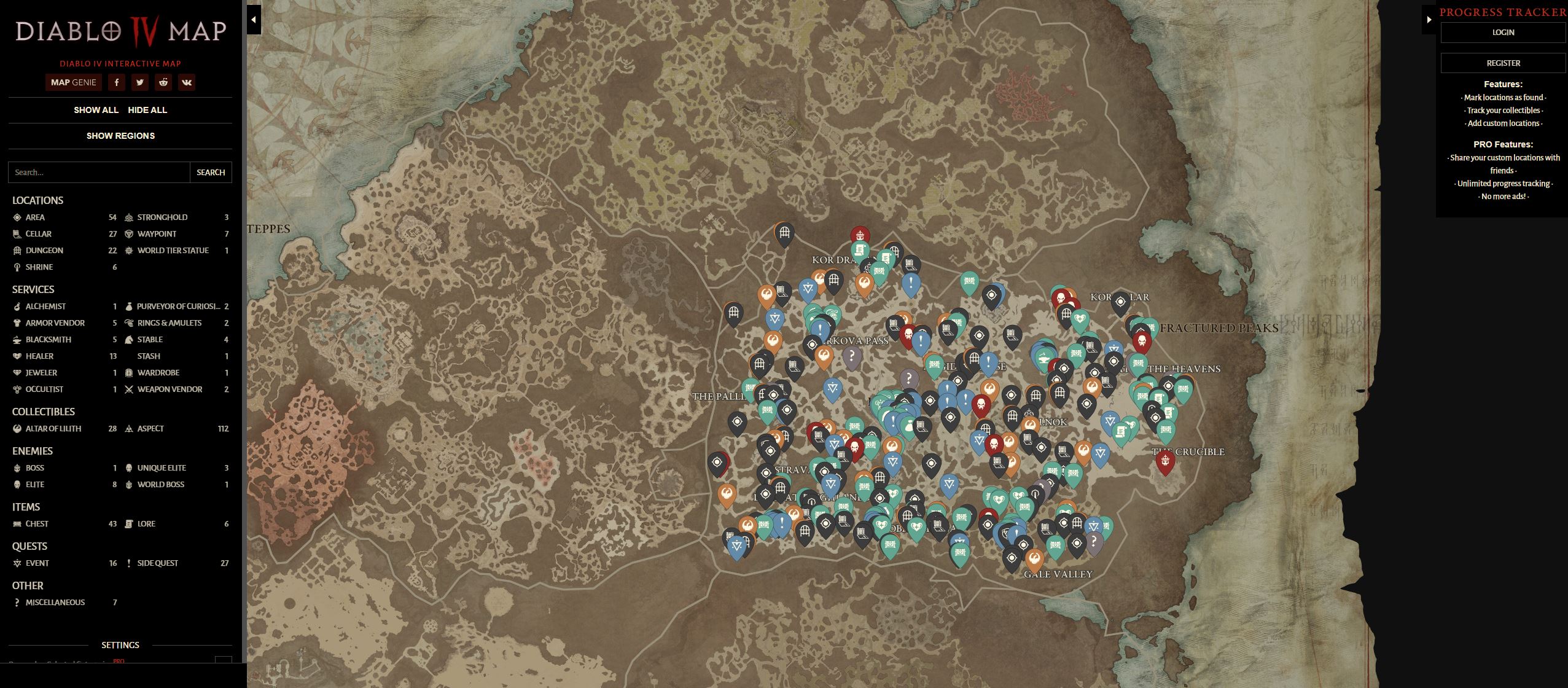 33080 Interactive World Map For Diablo Iv Open Beta By Map Genie 