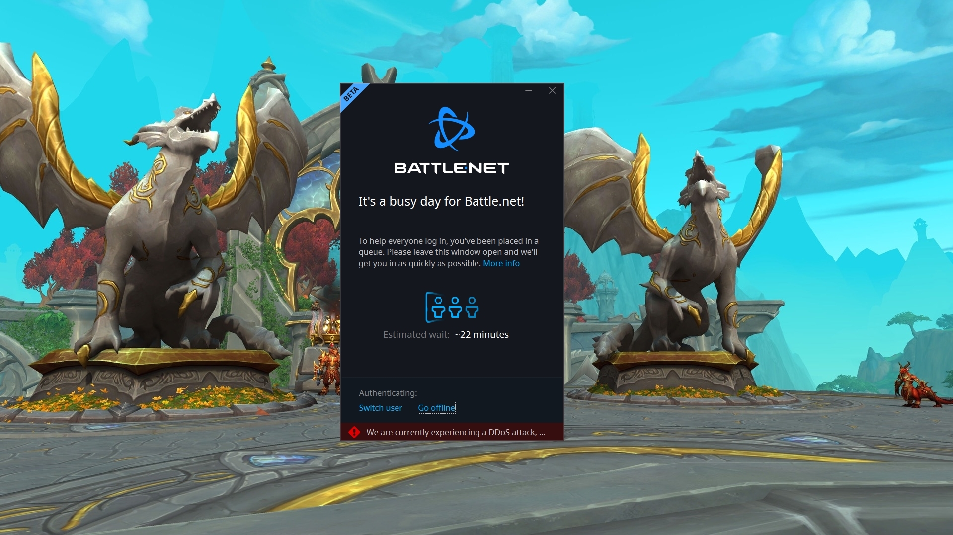 Battle.Net Under DDoS Attack