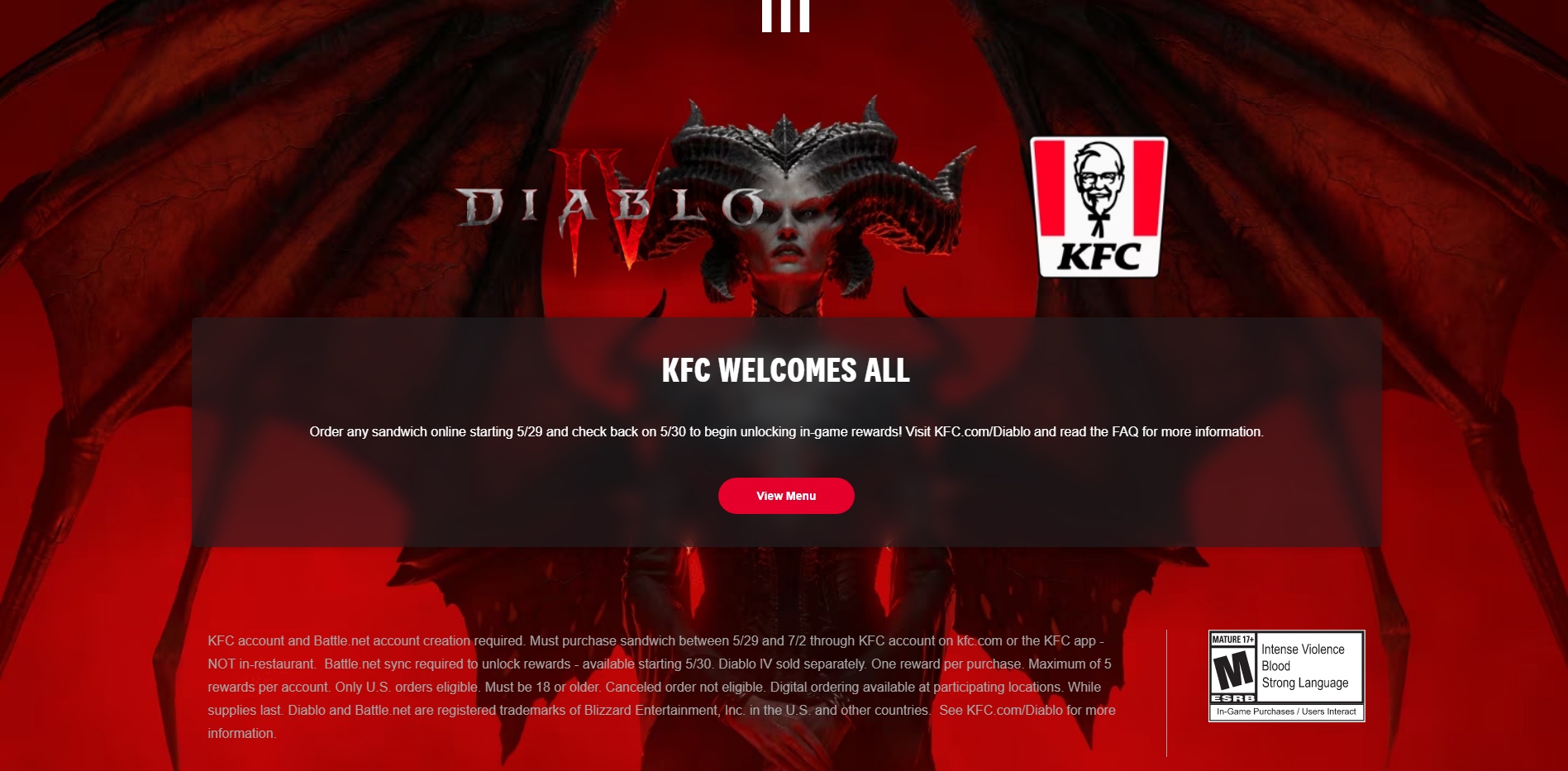 How to Obtain the Diablo 4 KFC In-Game Cosmetic Items - Wowhead News