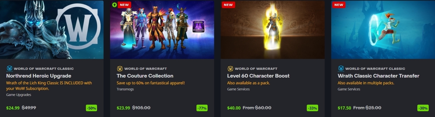 The WoW Summer Sale is Here - Big Discounts on Games, Transmog, and In-Game  Services - Wowhead News