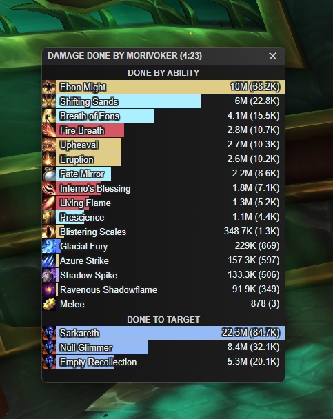 Wowhead's Mythic+ Damage Calculator for Trash and Boss Abilities