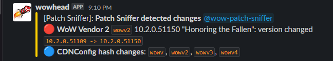 Another Encrypted Patch 10.2 Vendor Build - Wowhead News