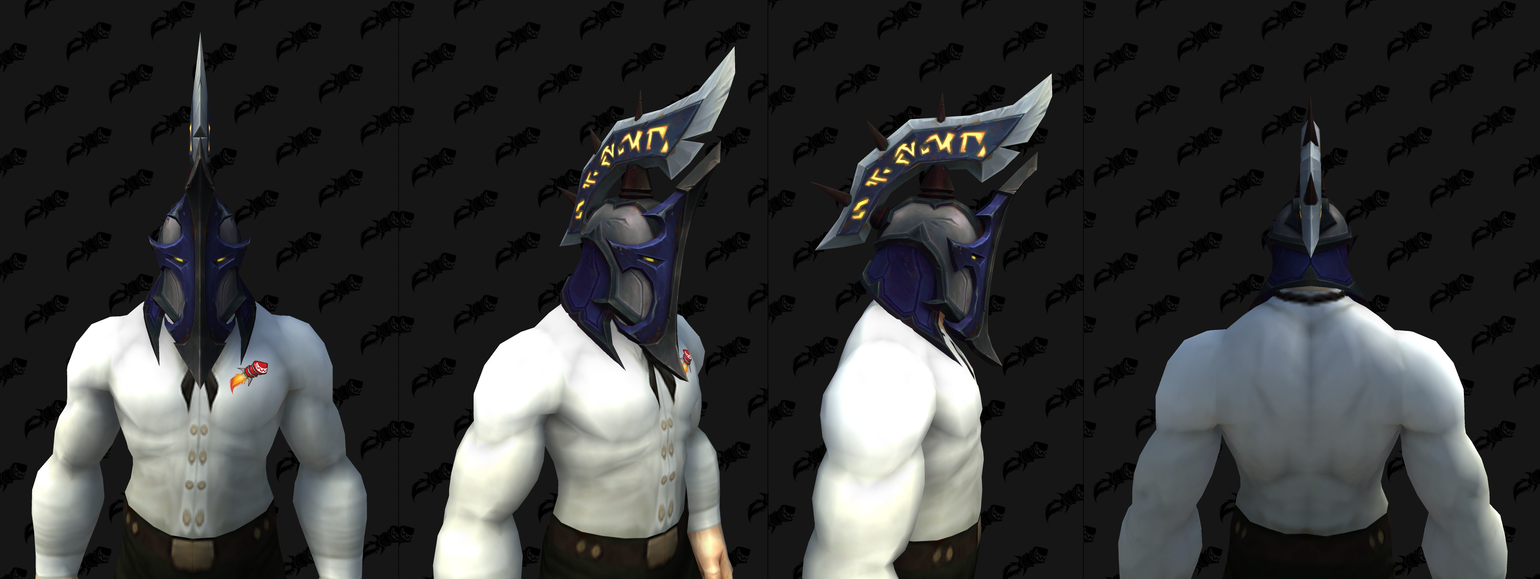 HCMY ワールドオブウォークラフト 2.0 ウィッチキング ヘルメット 1:1 New Trading Post Models - Royal Witch Doctor, Wildhammer