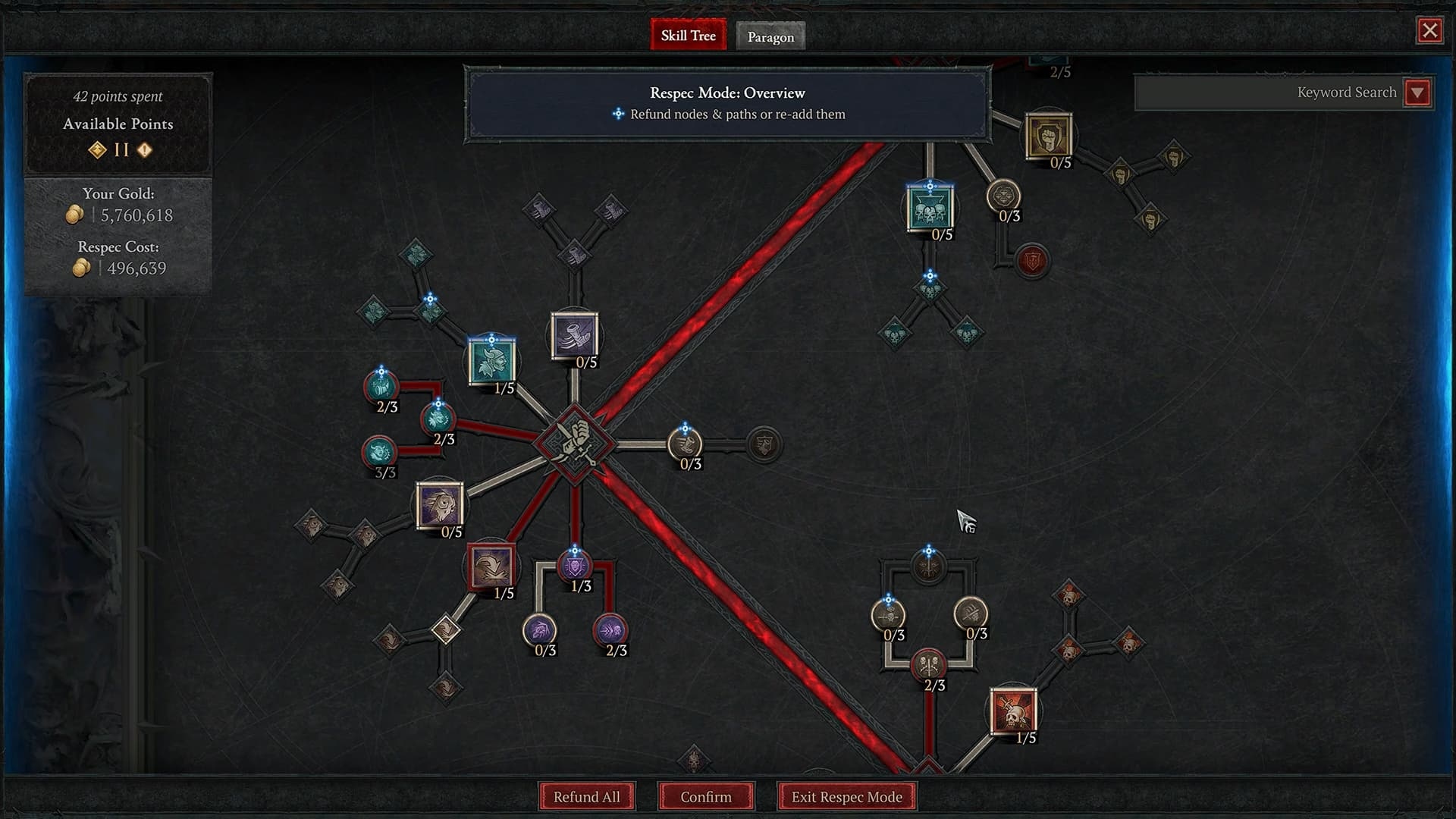 Skill Tree Respec, Skill Points & Gold Cost Preview Coming to Diablo 4 ...