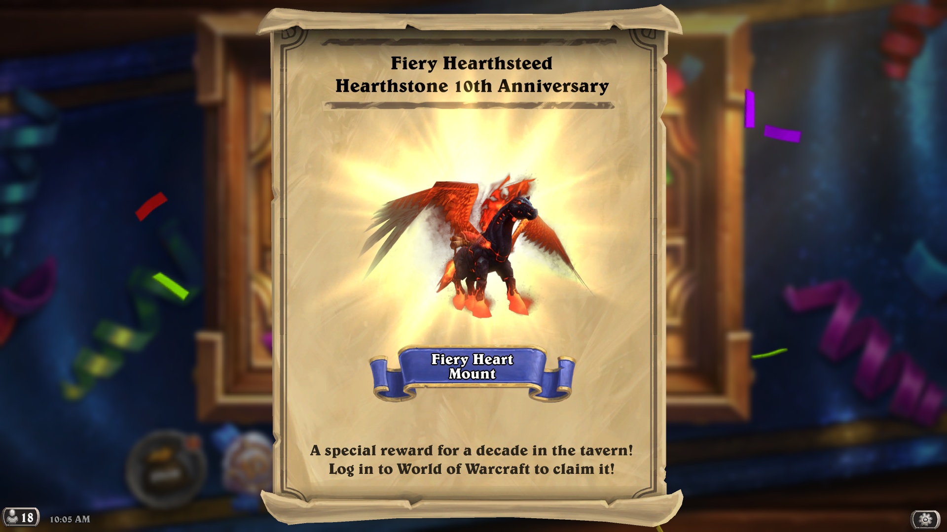 How to Collect All Rewards During the Hearthstone 10th Anniversary Event -  Новости Wowhead