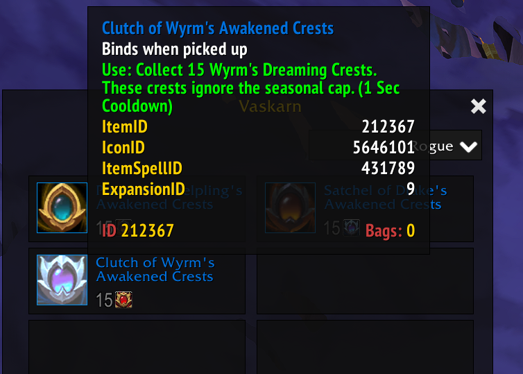 FIXED) Do Not Downgrade Crests at the Crest NPC - Giving Unusable