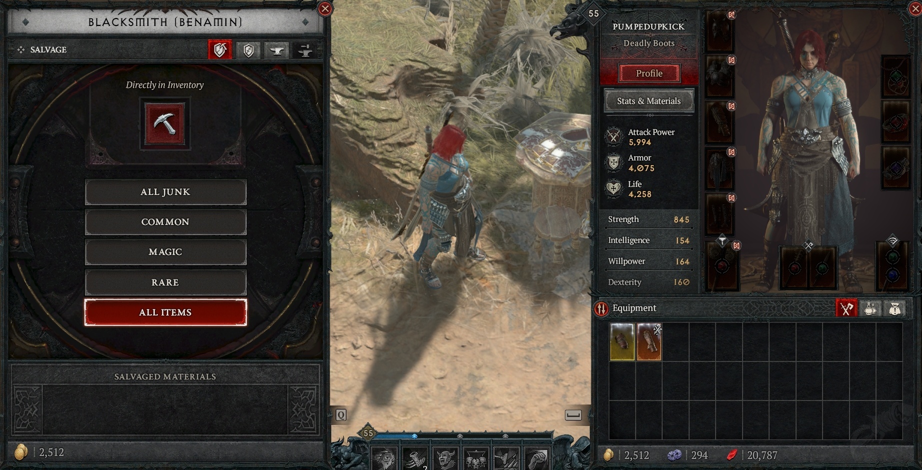 PSA: 'Salvage All Items' Option Now Breaks Down Legendaries and Uniques ...