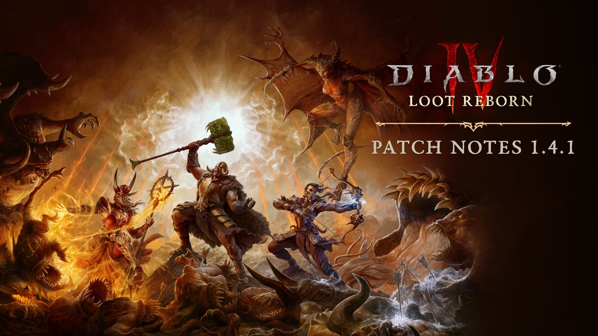 Diablo 4 Patch 1.4.1 Patch Notes Now Available - Masterworking Gold ...