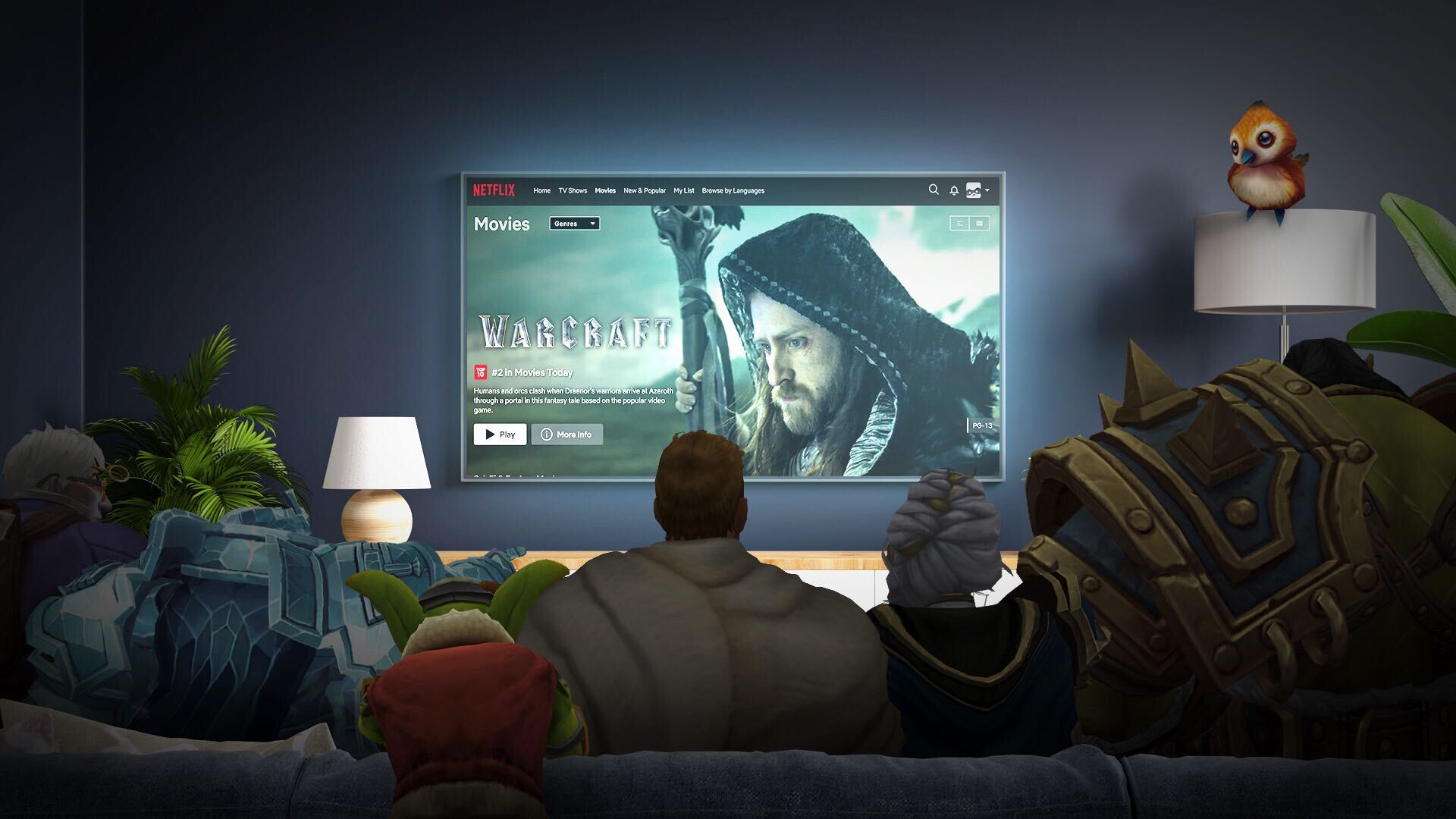 new warcraft movie netflix