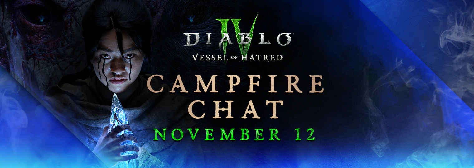 Diablo IV:  Midseason Campfire Chat &Robag stream ma esete 20.00 órától. Gyertek ti is.