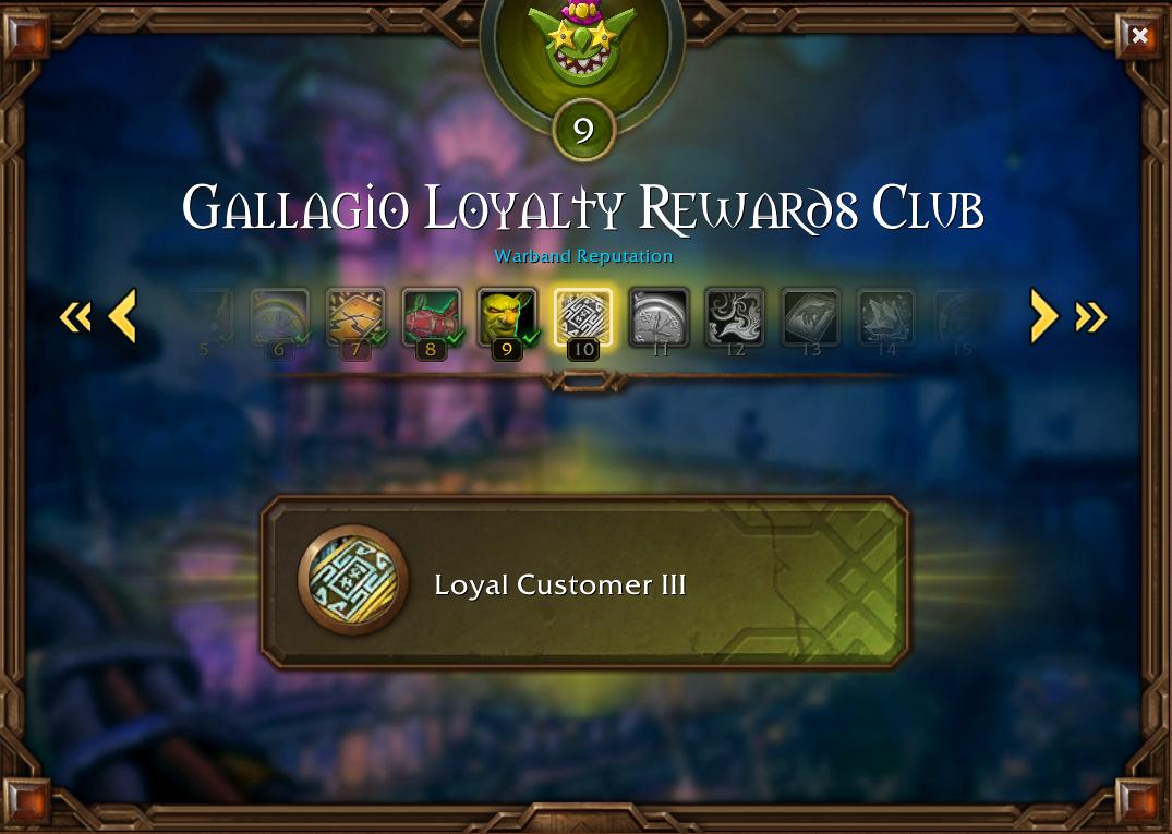 Gallagio Loyalty Reward Renown Rollbacks After Bug Last Week