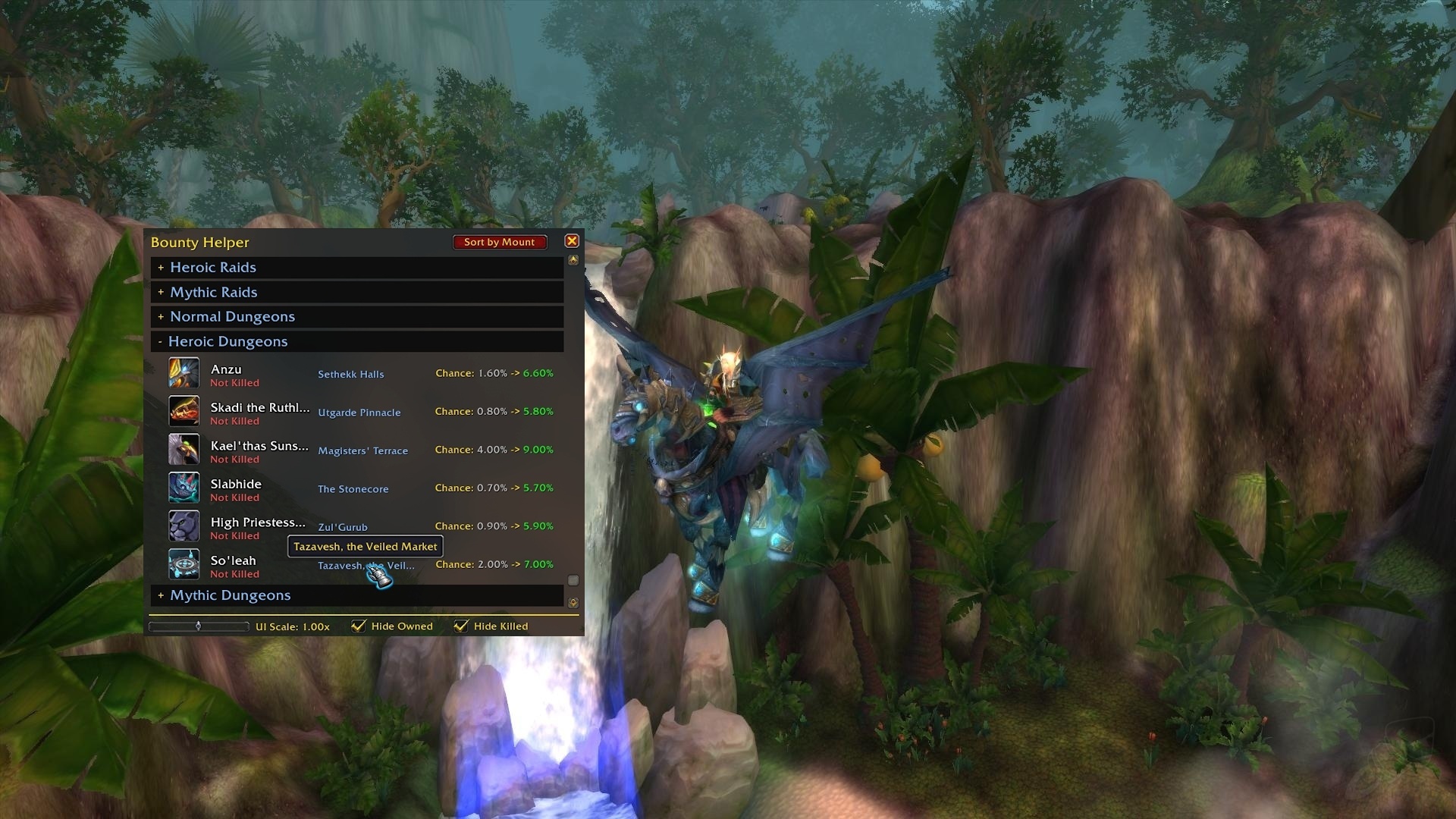 Organize Mount Farming with the Collector's Bounty Helper In-Game Addon