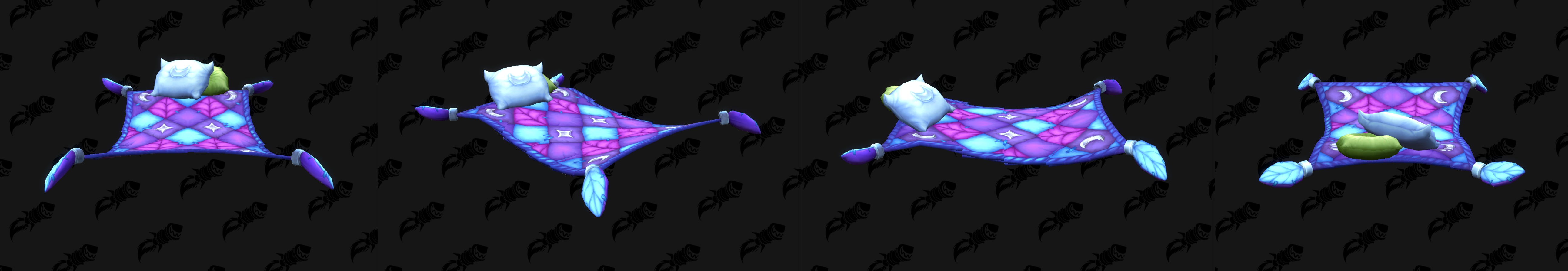 New Mount Models Added in Midnight Alpha - Flying Carpet and Rhinoceros