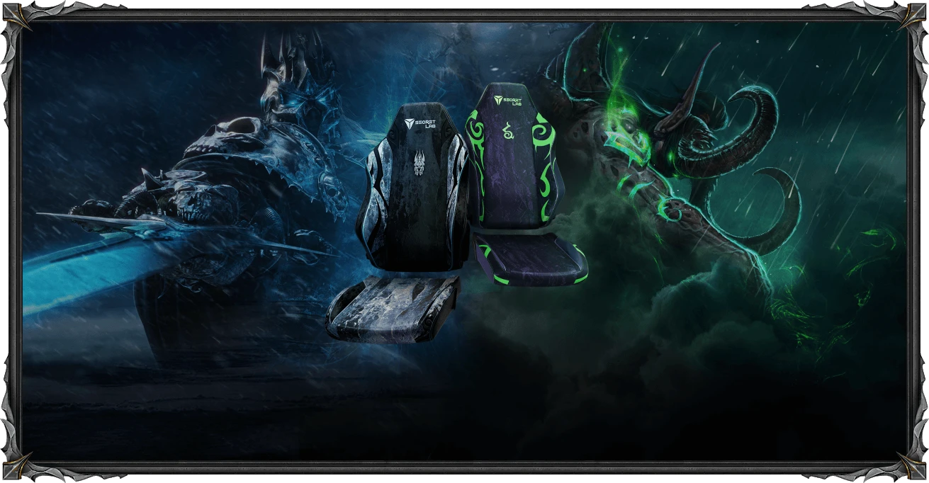 Murloc Lumbar Pillows, WoW & Diablo Gaming Chairs - Secretlab Black Friday Sale Through November 29th