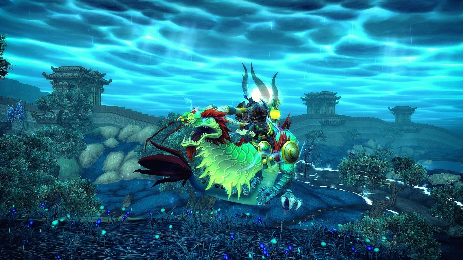 How to Earn Reins of the Thundering Jade Cloud Serpent in Mists of Pandaria Classic