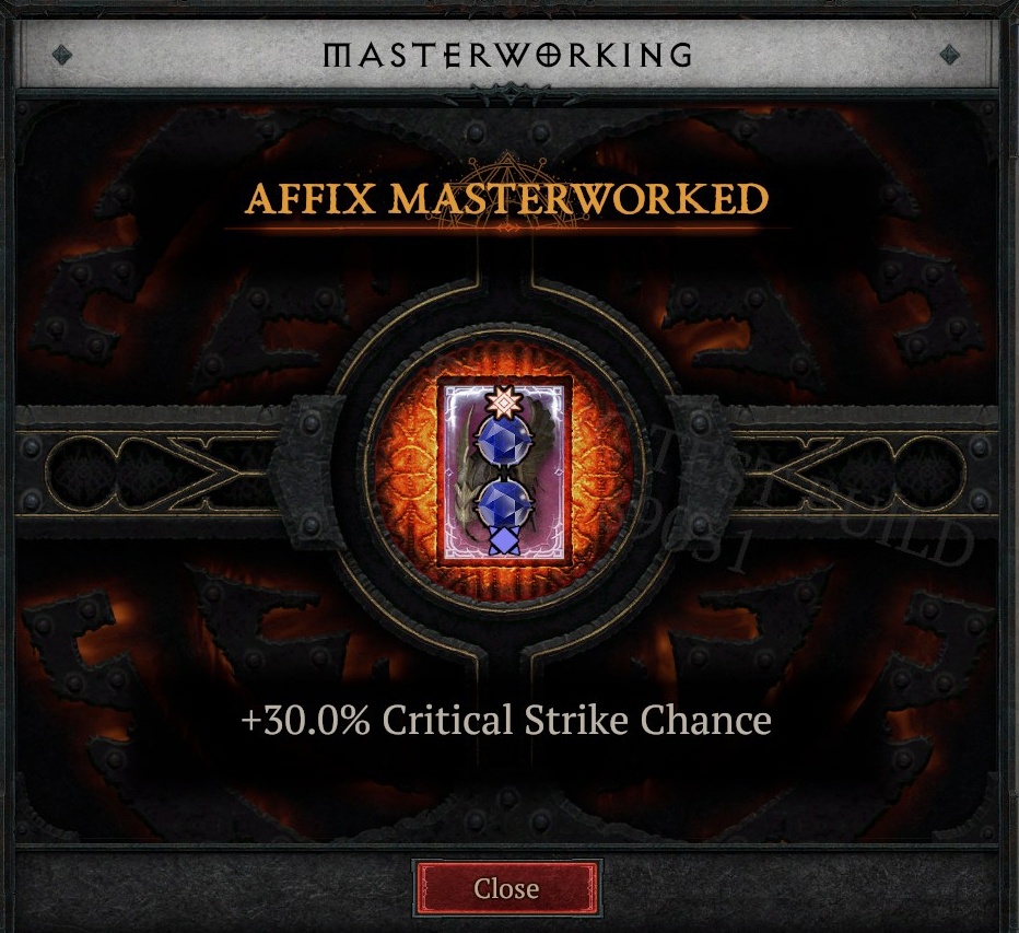 Masterworking Increases Affix Values Again - Diablo 4 Season 11