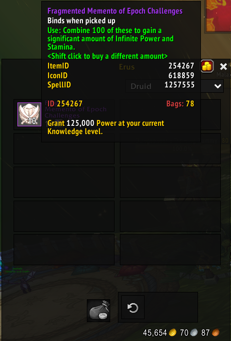 Trade Unlimited Motes of a Broken Time for Infinite Power in Legion Remix