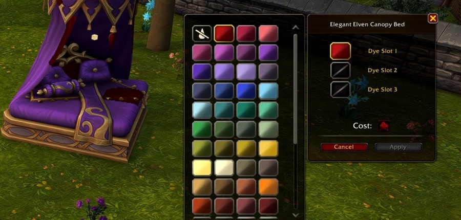 How Player Housing Dyes and Color Customization Work