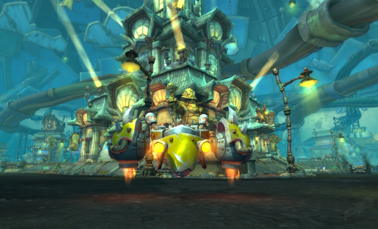 Salvaged Goblin Gazillionaire's Flying Machine - Twelve Days of Mounts: Day 3