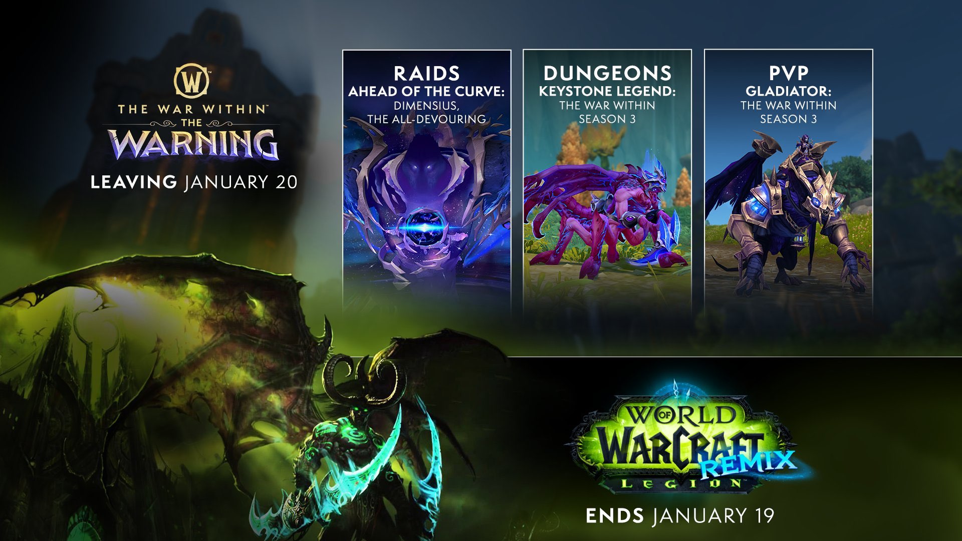 Legion Remix Ends January 19th - Buy Remaining Bronze Rewards and Finish Achievements