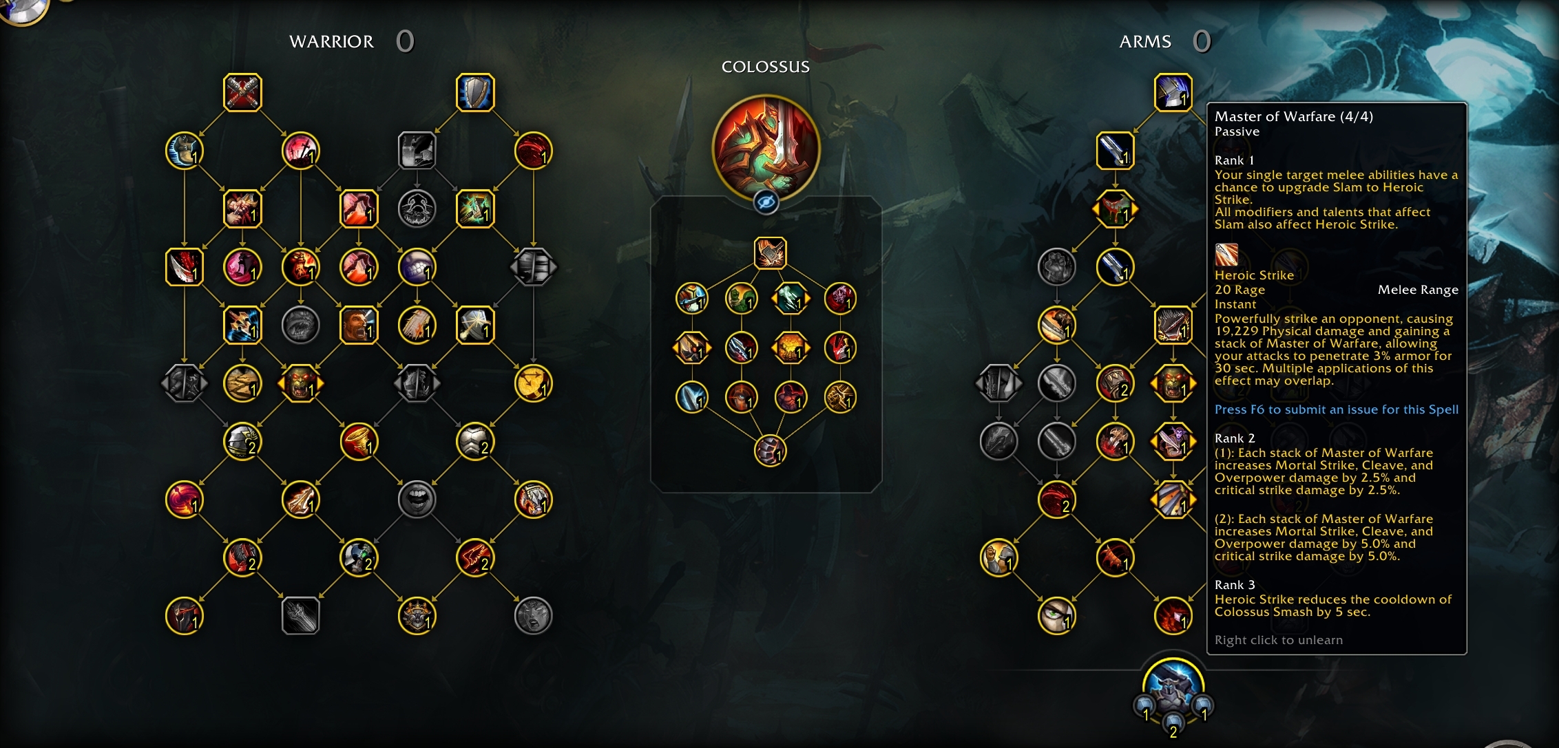 Dedicated Apex Talent Nodes Added to Beta Talent Trees