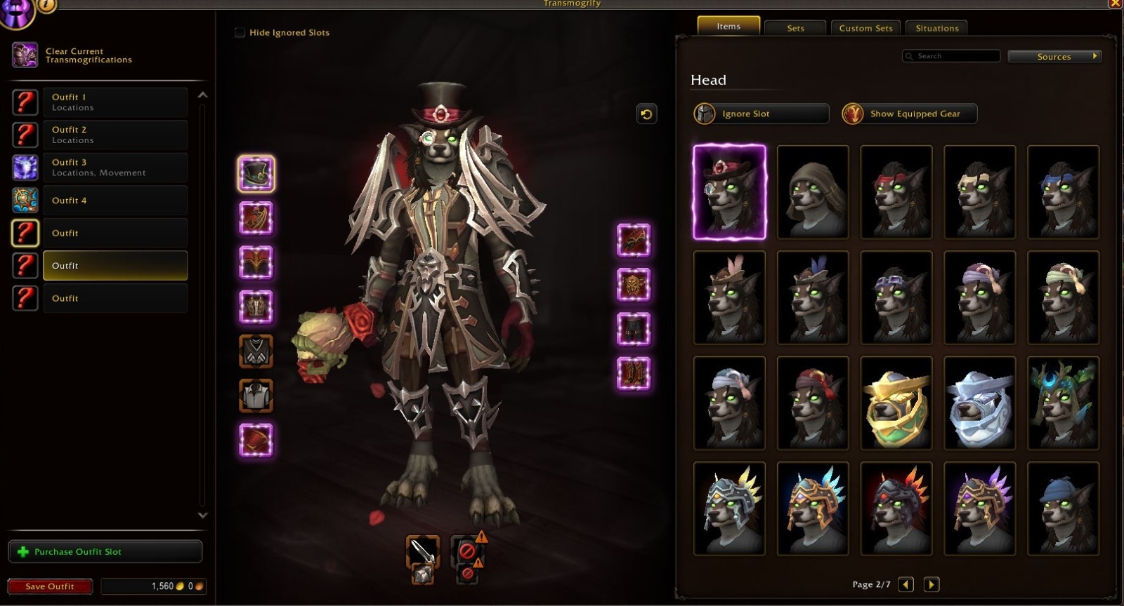 One Free Transmog for Each Character in Patch 12.0.1