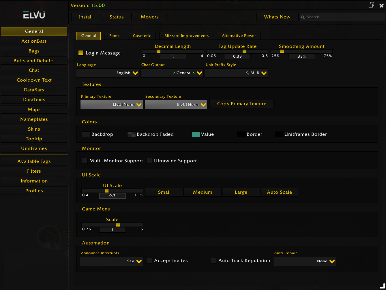 ElvUI Now Updated for Midnight Pre-Patch
