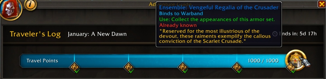 650 Free Traveler's Log Points Added with Scheduled Maintenance