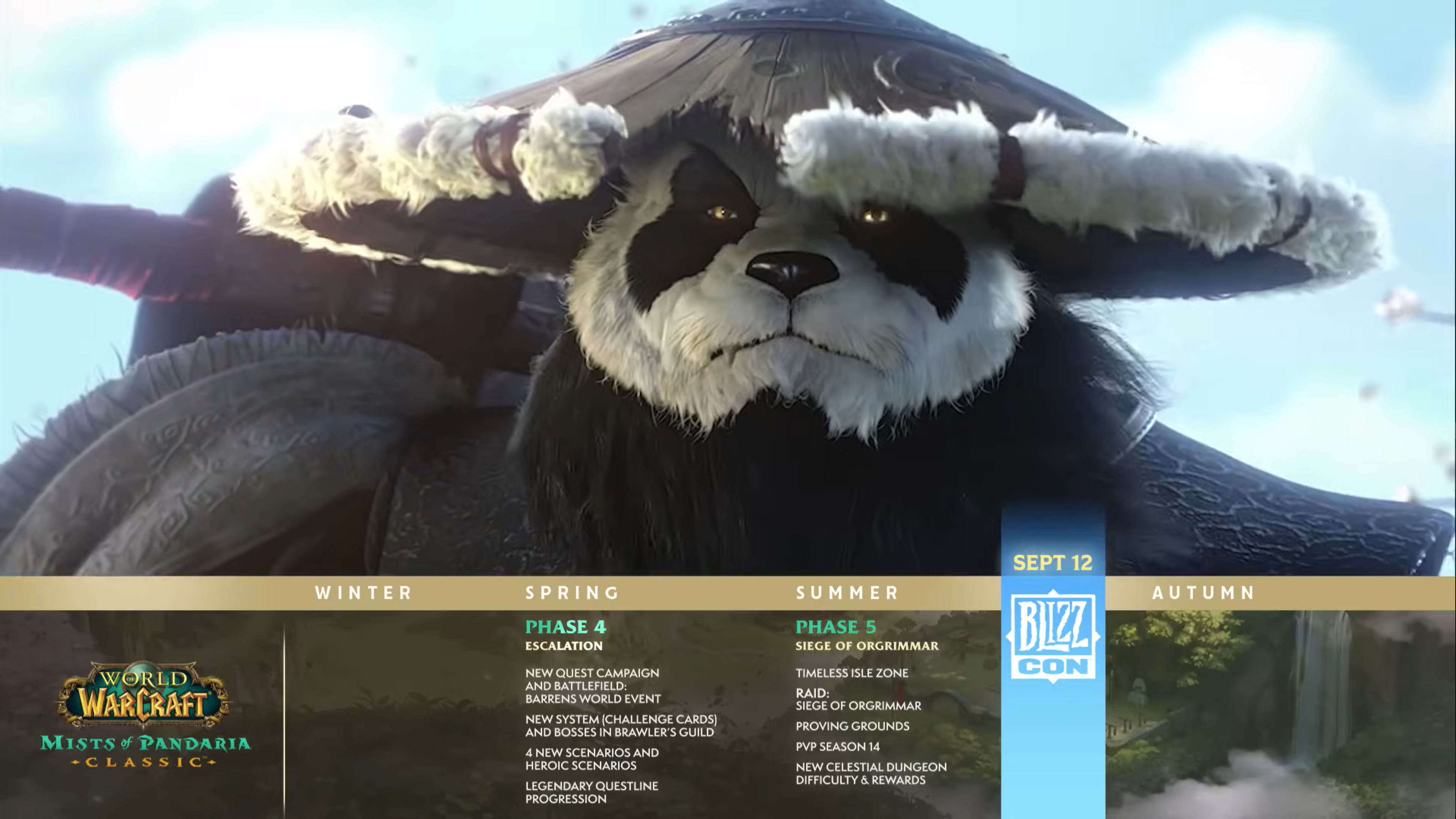 Mists of Pandaria Classic 2026 Roadmap - Siege of Orgrimmar Coming in Summer